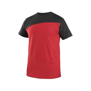 Koszulka CXS Olsen czerwono-czarna